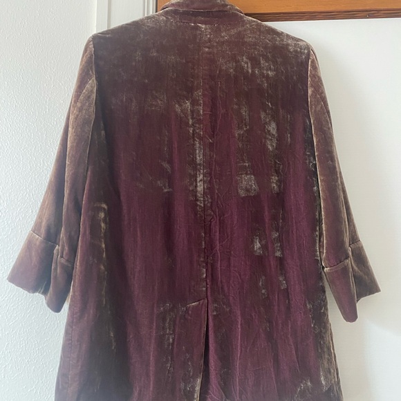 Casual velvet blazer / Cartonnier X Anthropologie / XS - Picture 2 of 4